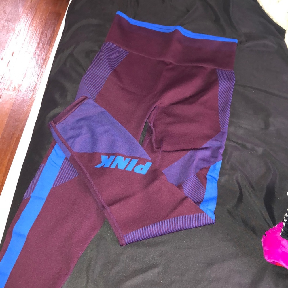 VS pink seamless leggings